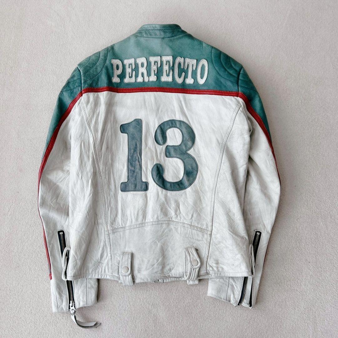 SCHOTT ショット 13ナンバリング レザーワッペン シングルライダース