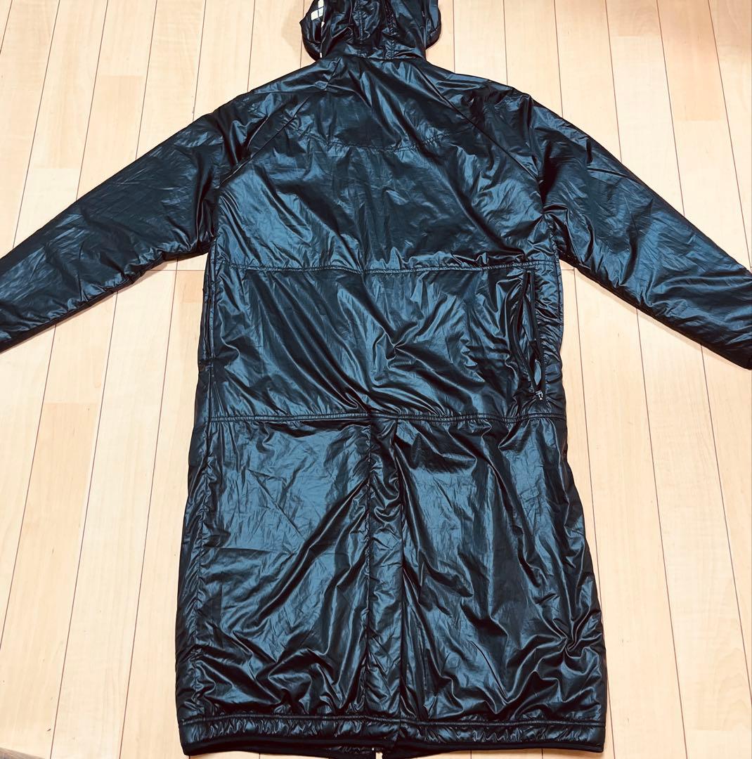 アリーナ arena フード付 ベンチコート L ボア 黒 水泳 競泳 防寒