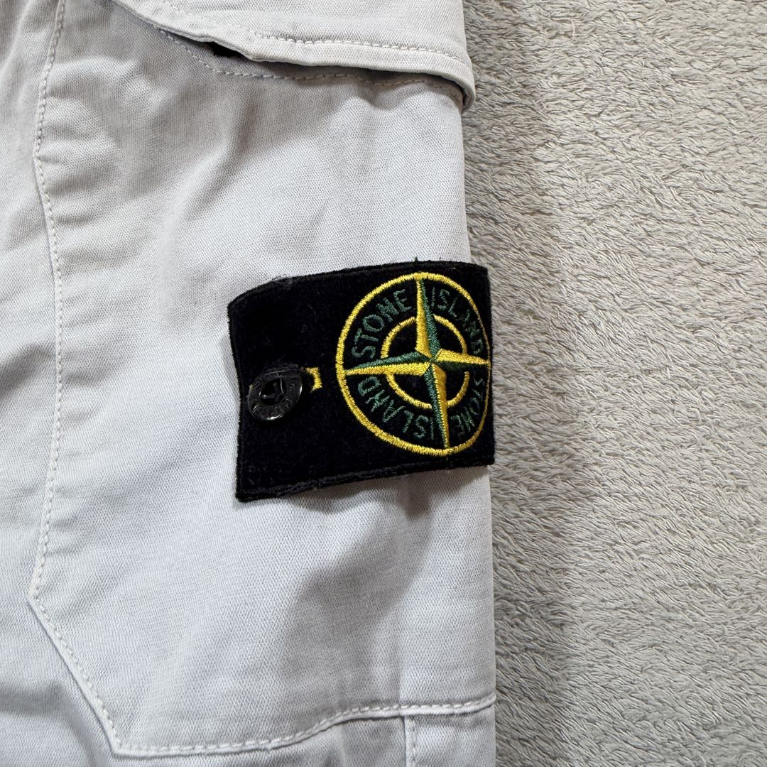 ストーンアイランド　721531304 ライトグレー　カーゴパンツ　29サイズ