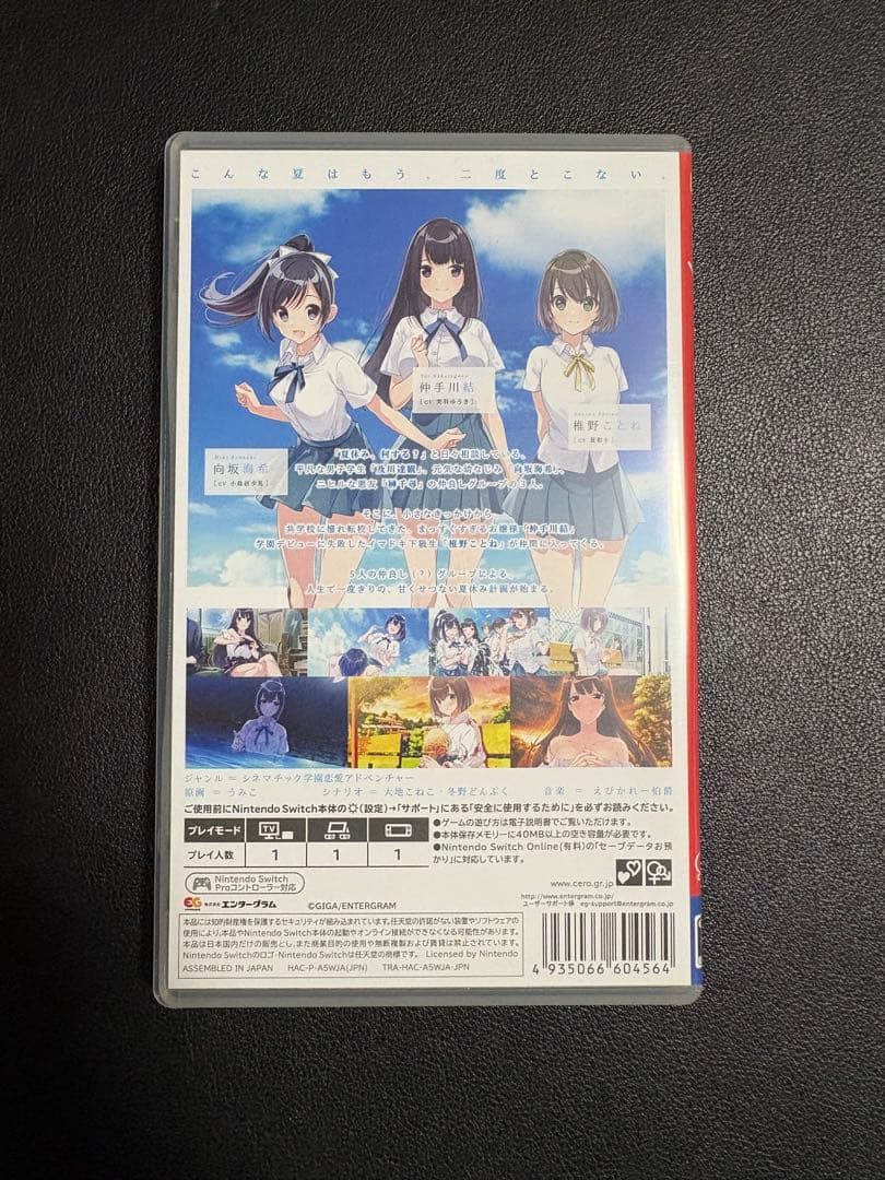 アオナツライン Nintendo Switch 完全生産限定版