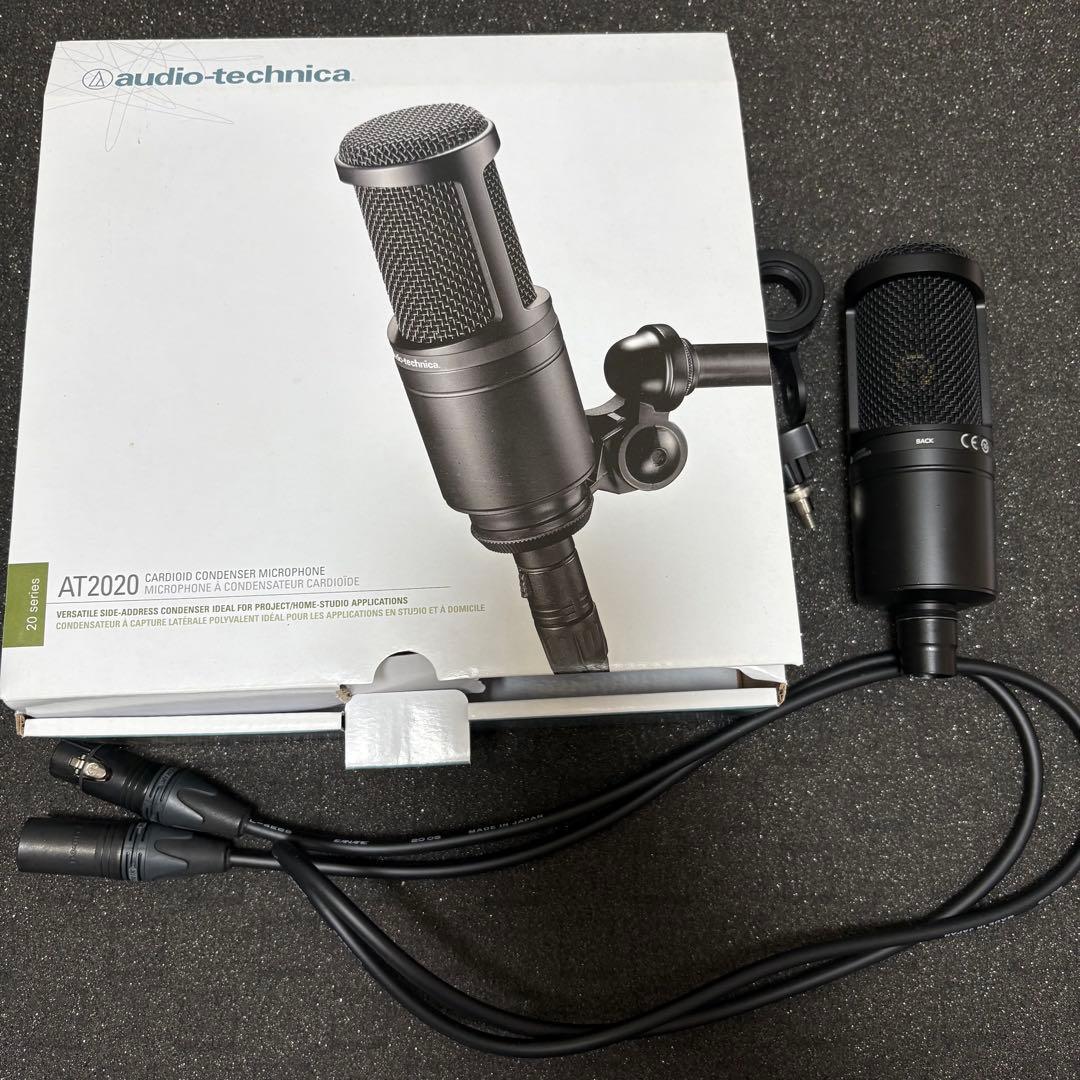 【動作確認済】XLR AT-2020＋CANARE XLRケーブル