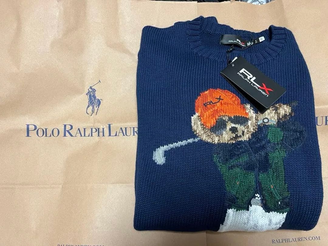 照*司様 【新品】ラルフローレン RLX ポロベアニット セーター ゴルフ