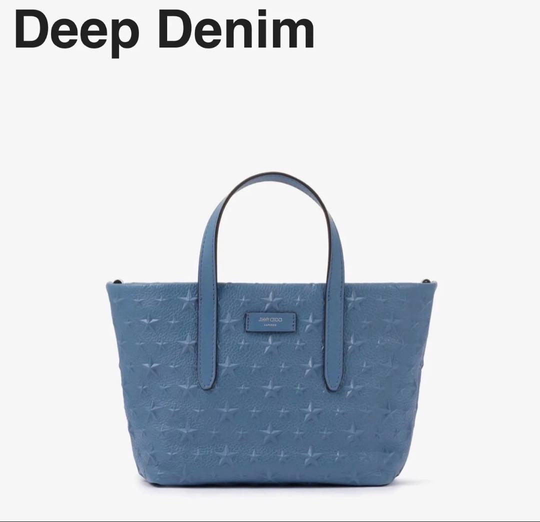 トマト★新品★ジミーチュウ ピムリコ ミニ スターエンボス トートバッグ