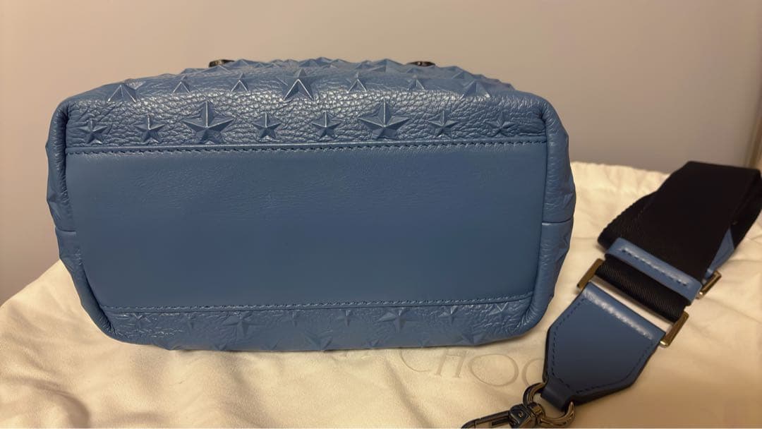 トマト★新品★ジミーチュウ ピムリコ ミニ スターエンボス トートバッグ