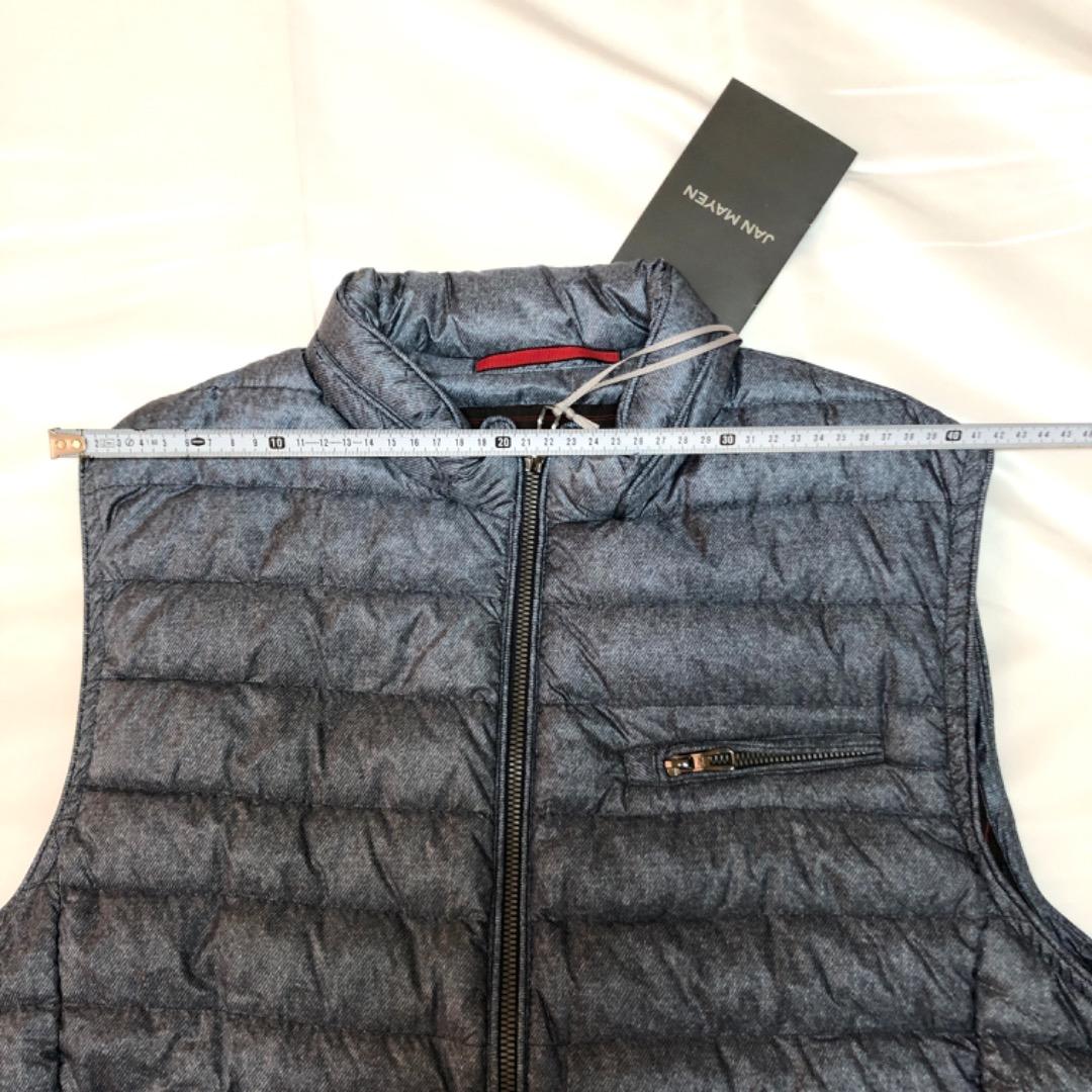 新品 50 JAN MAYEN ヤンマイエン ダウンベスト フード Moorer
