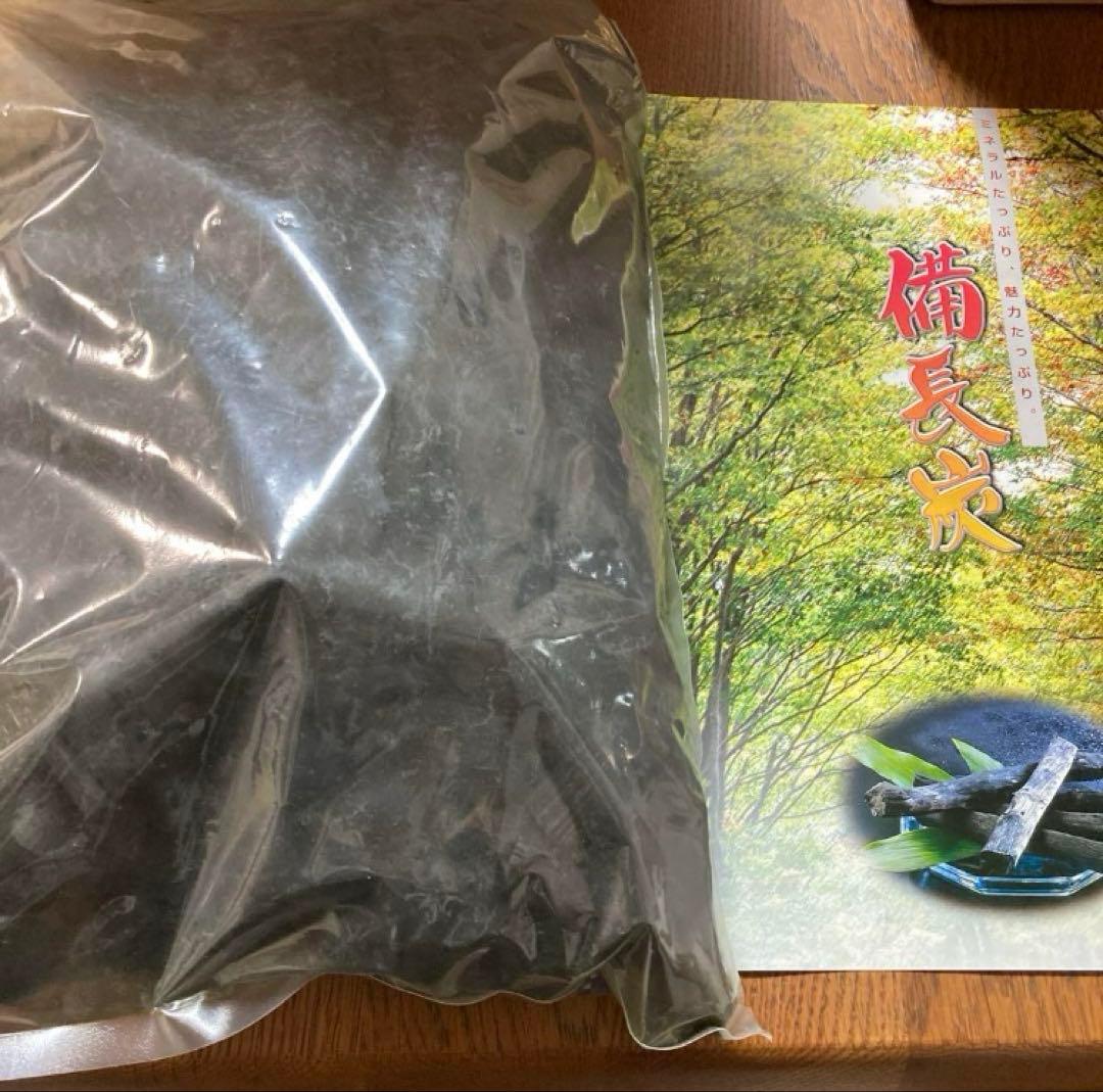 ミニ七輪 備長炭付き 未使用　キンカ