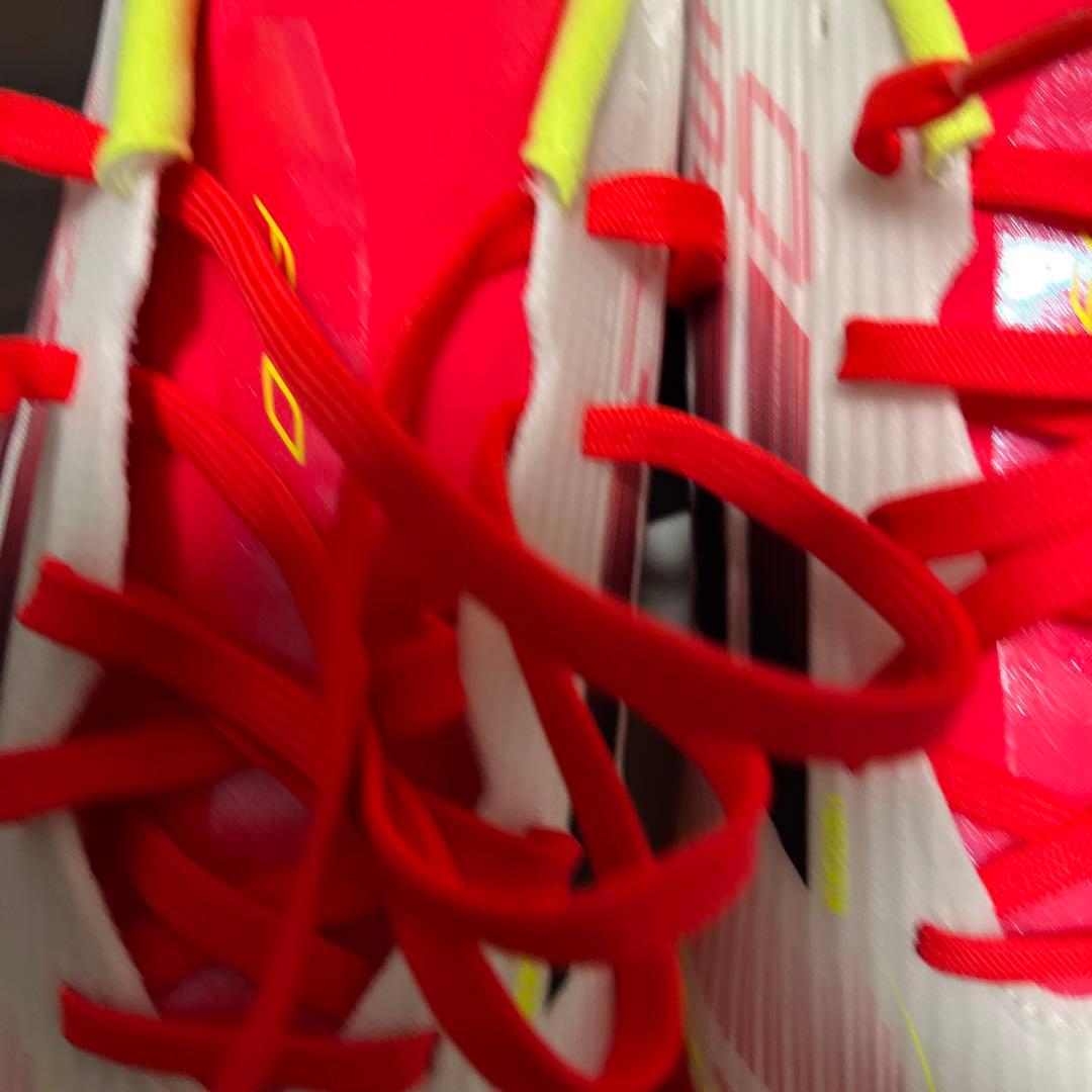 adidas F50 サッカーシューズ ホワイト/レッド/イエローサイズ27.0