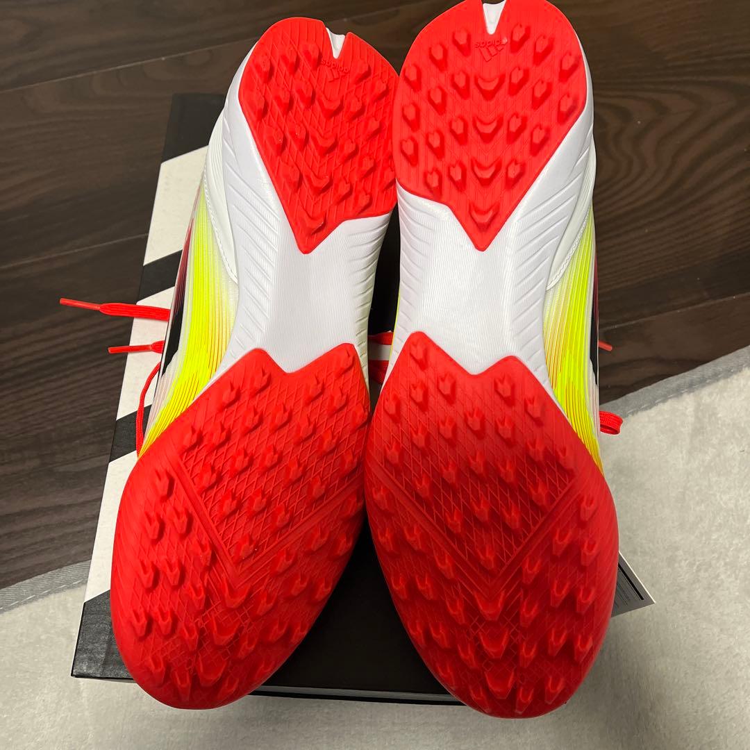 adidas F50 サッカーシューズ ホワイト/レッド/イエローサイズ27.0