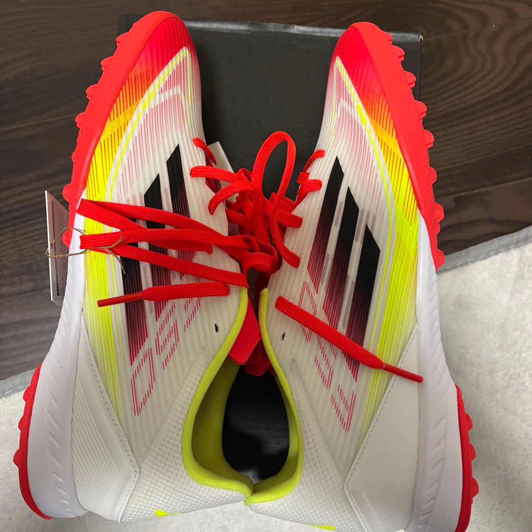 adidas F50 サッカーシューズ ホワイト/レッド/イエローサイズ27.0