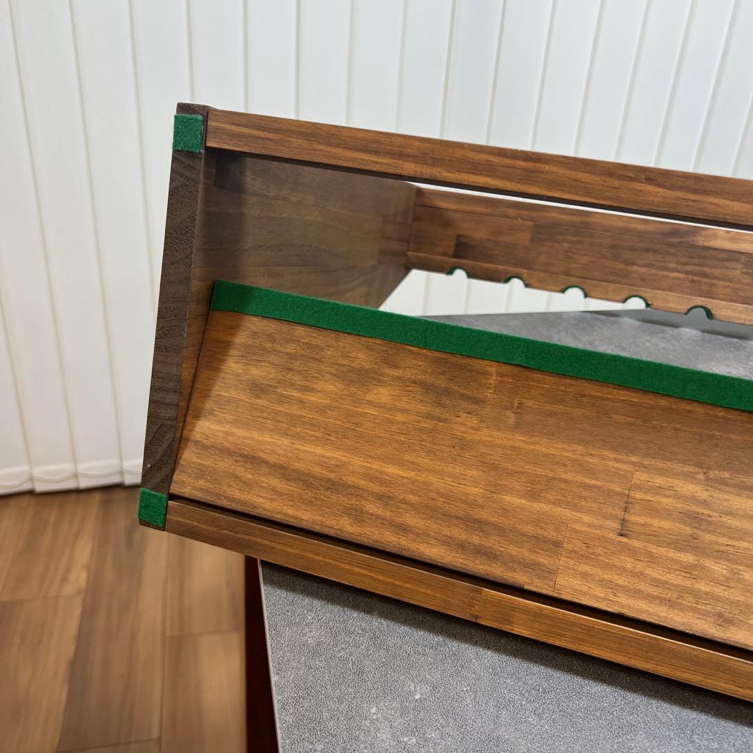 ウッドワークス　ゴルフクラブスタンド パターラック10本用　ブラウン　組立済