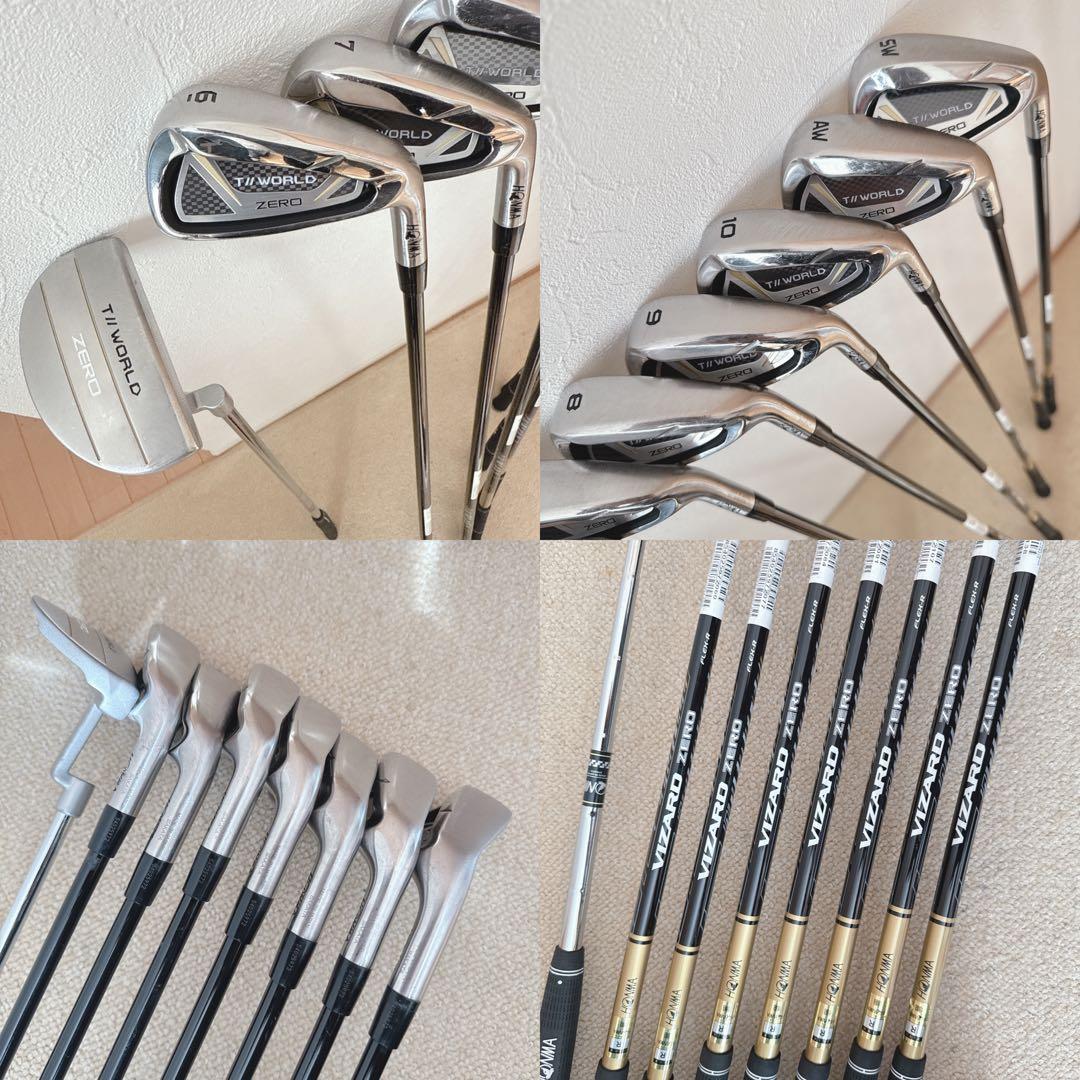 人気‼️【美品】HONMA♪ホンマ★ゴルフクラブセット/メンズ キャディバッグ