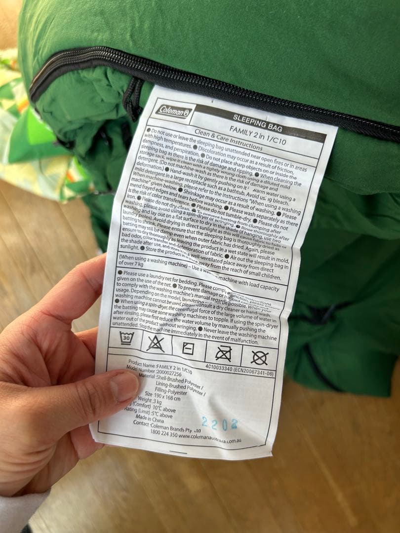 Coleman(コールマン) 寝袋 ファミリー2in1
