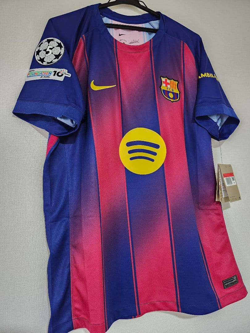 ヤマル バルセロナ サッカー ユニフォーム 正規品 NIKE CLパッチ