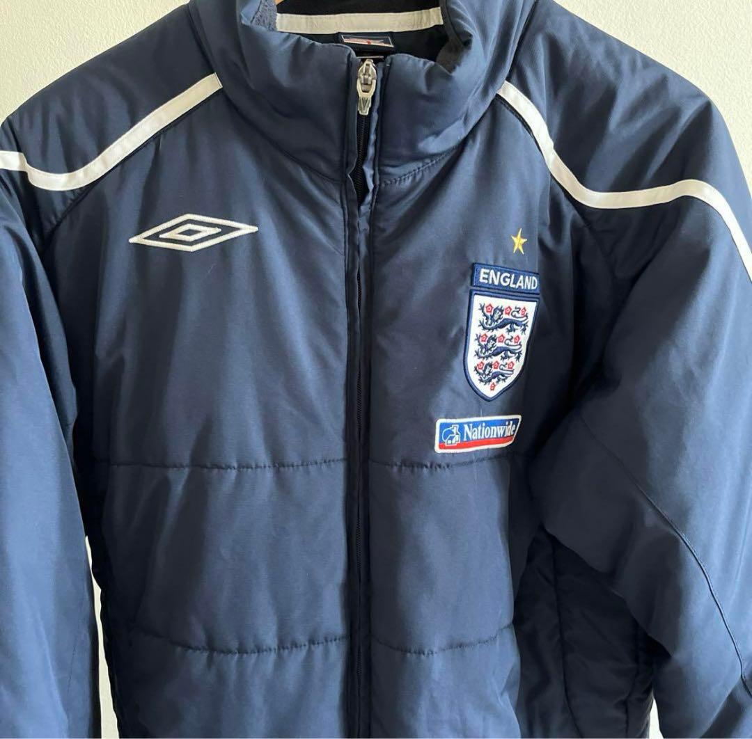 【アンブロ】ベンチコート　イングランド代表　レプリカ　ハーフコート　サッカー　L
