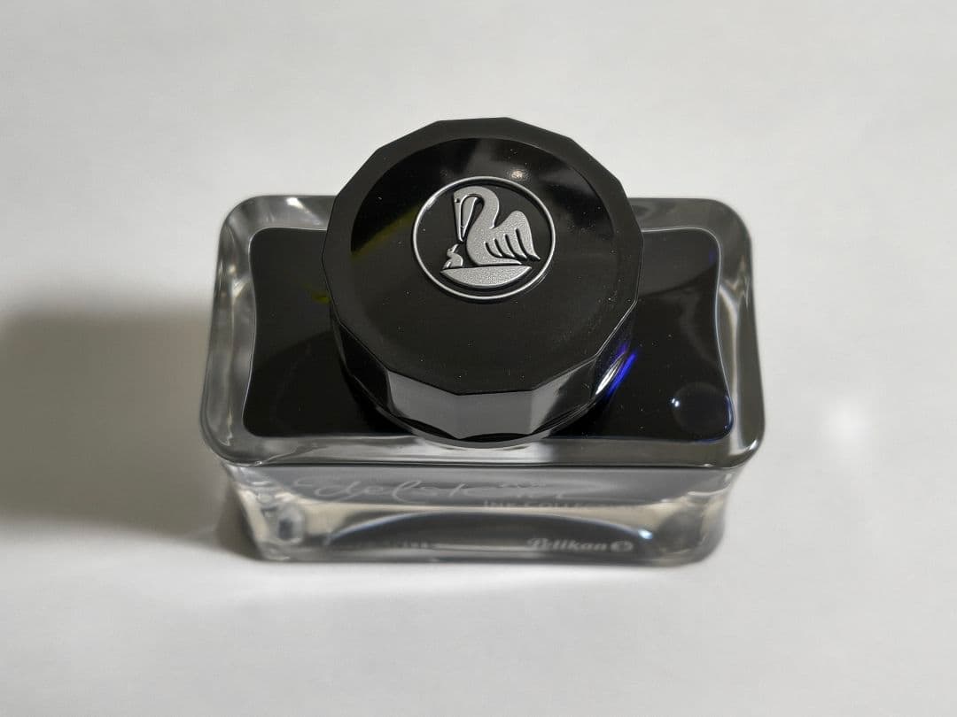 Pelikan スーベレーン　M805　F ブルーストライプ　ケース・インク付