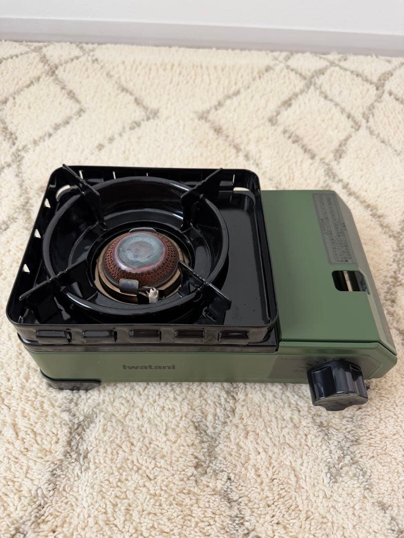 イワタニ カセットコンロ タフまるjr 焼肉・たこ焼きプレート付き