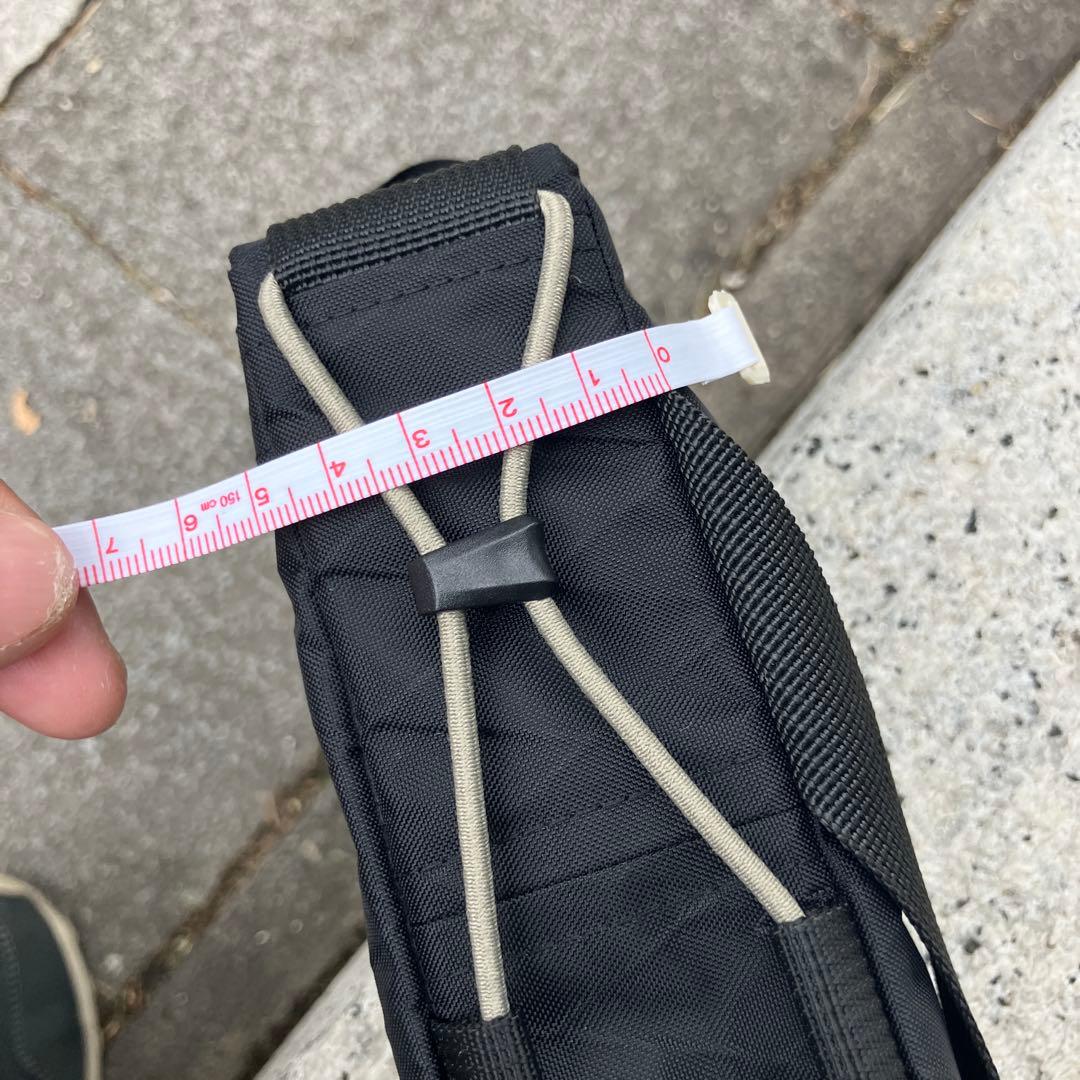 ハンドメイドフレームバッグ　X-PAC ブラック　43.5cm