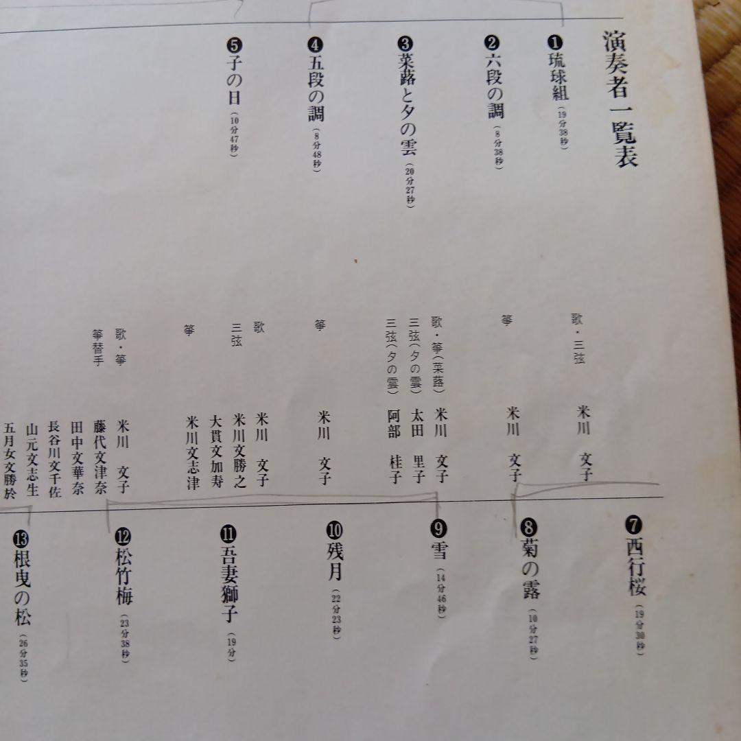 米川文子全集 ８巻カセット