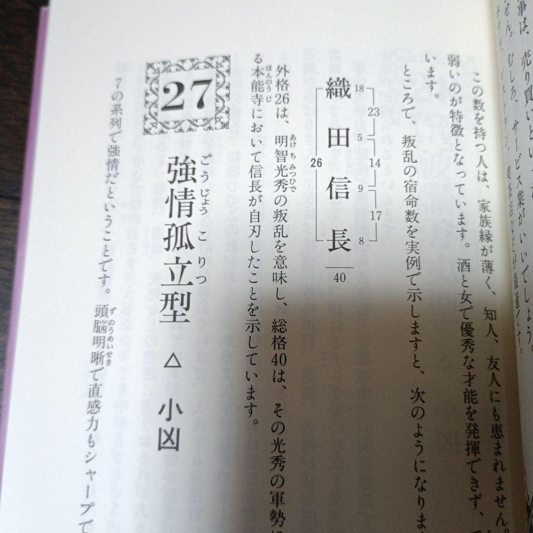 数命学による姓名判断