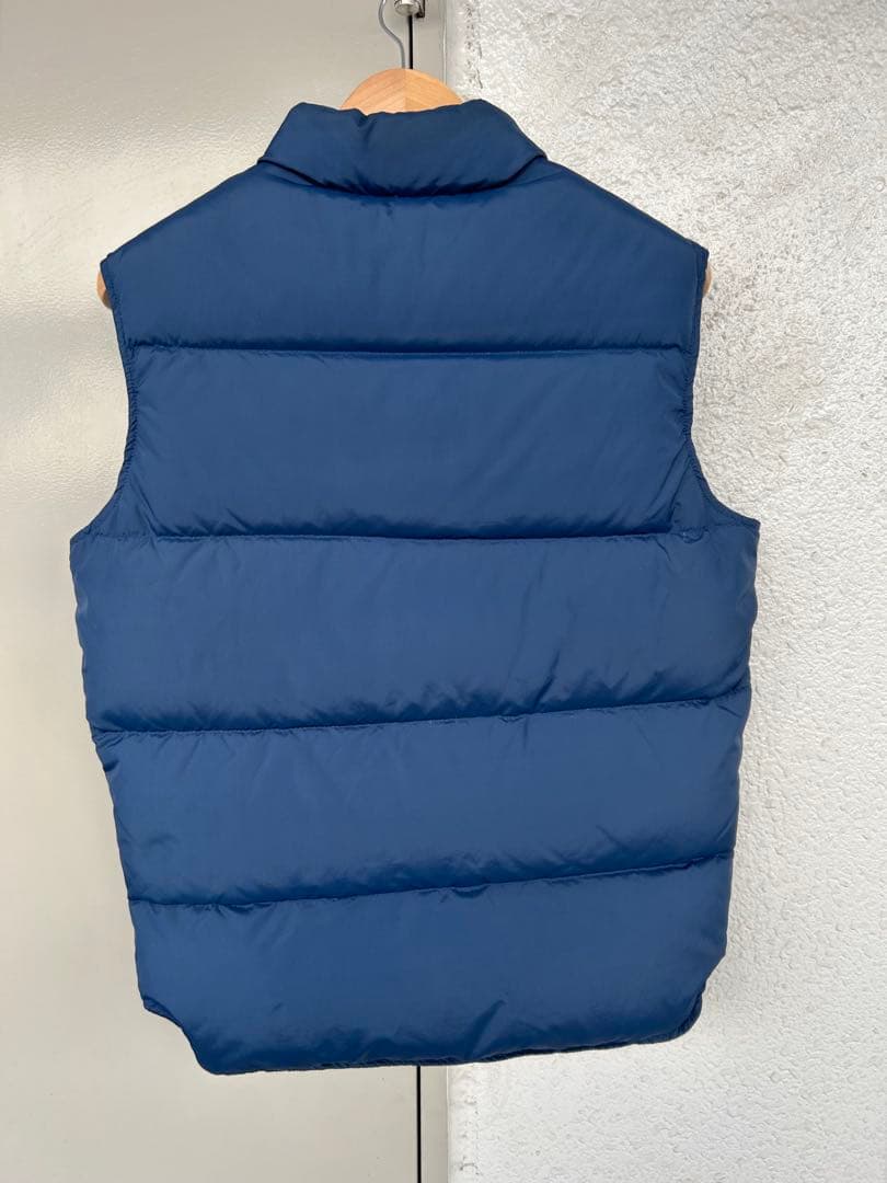 80s Woolrich ダウンベスト 青タグ USA製 ネイビー