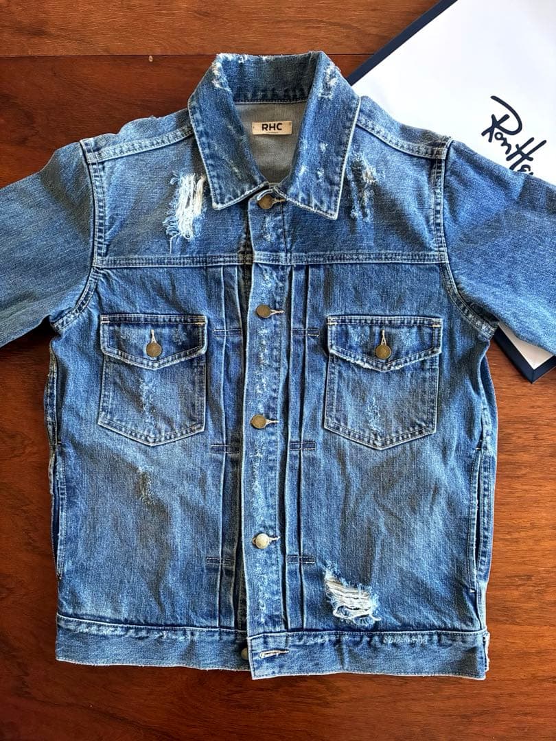 ✴︎傑作✴︎Ron Herman 『2ndタイプ』ダメージ加工 デニムジャケットM