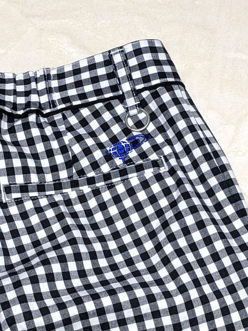 ビームスゴルフ BEAMS ギンガムチェック サブリナパンツ ゴルフウェア