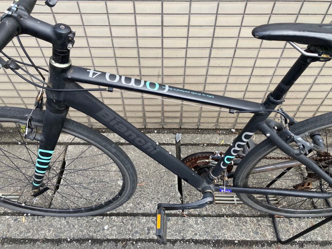 BIANCHI ROMA 4 ビアンキ ローマ 4 マットブラック 前3×後8速
