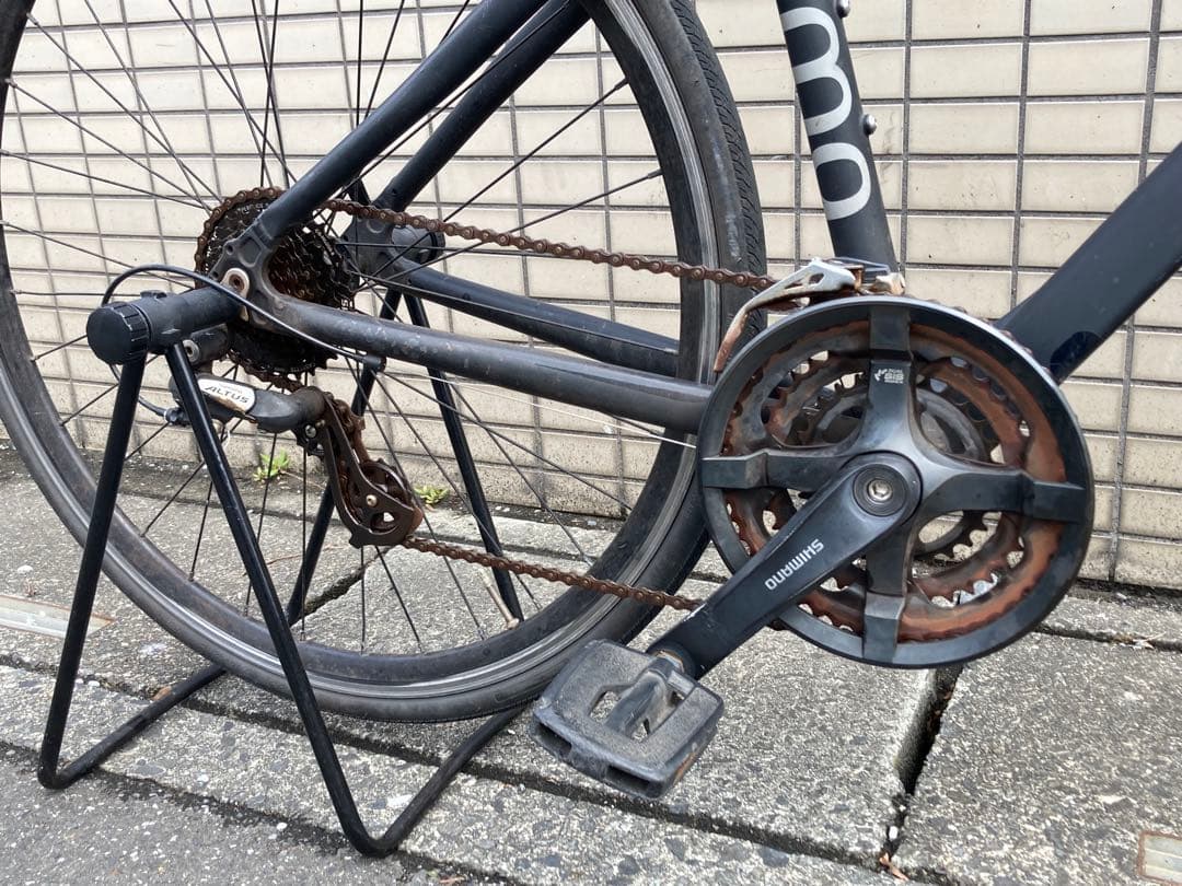 BIANCHI ROMA 4 ビアンキ ローマ 4 マットブラック 前3×後8速