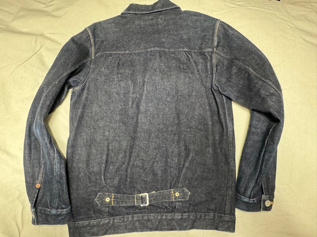 Waste twice ウエストトワイス　濃紺 デニムジャケット ヴィンテージ