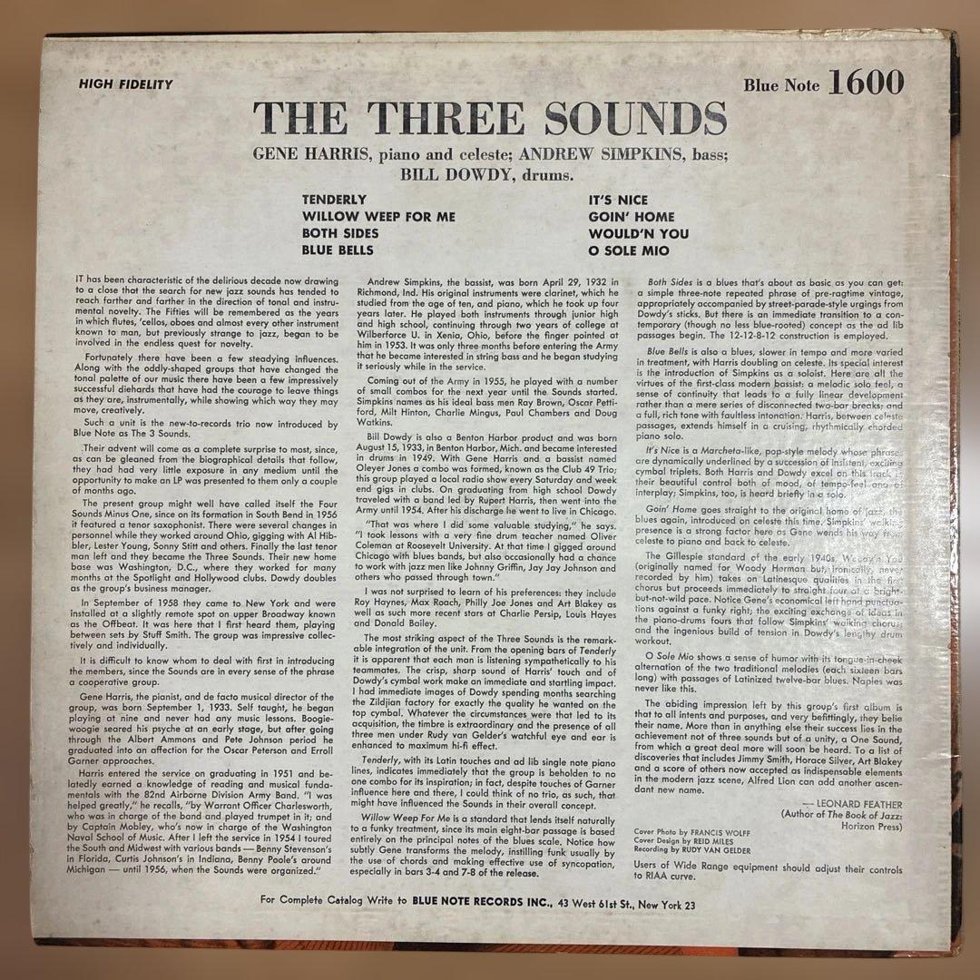 スリーサウンズ 名盤 レコード USオリジナルモノ盤