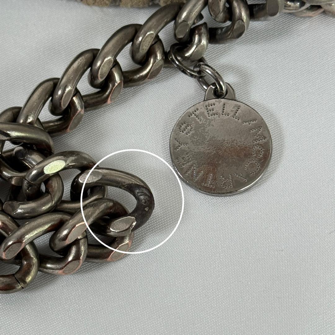 ステラマッカートニー ファラベラ ミニ 2way チェーンショルダーバッググレー