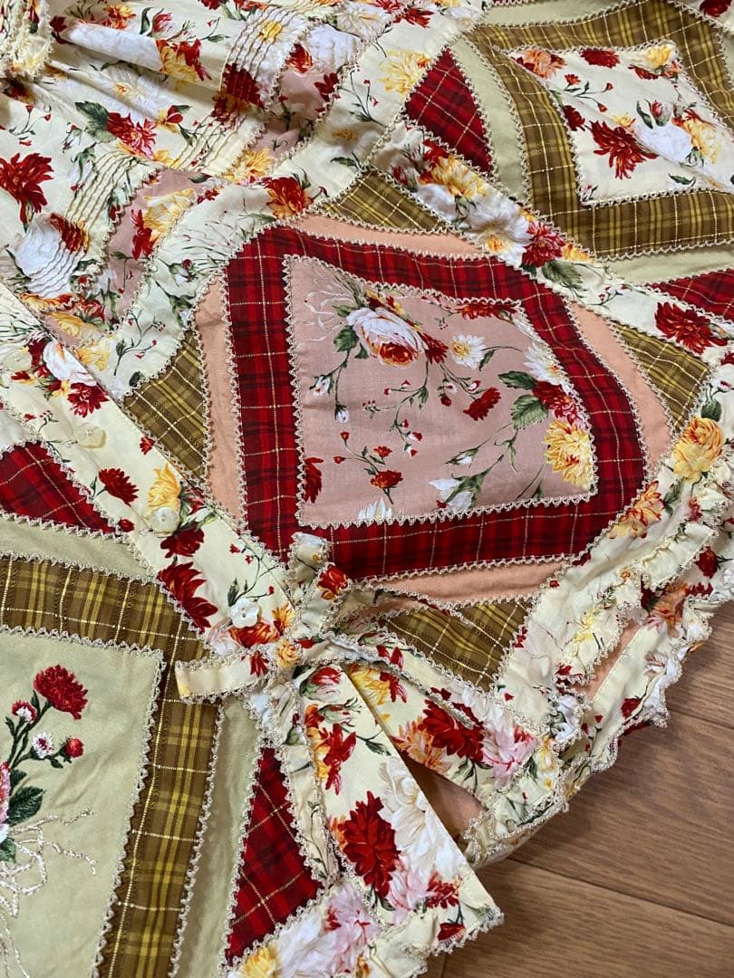 PINKHOUSE ジョセフィーヌプリントパッチワークワンピース