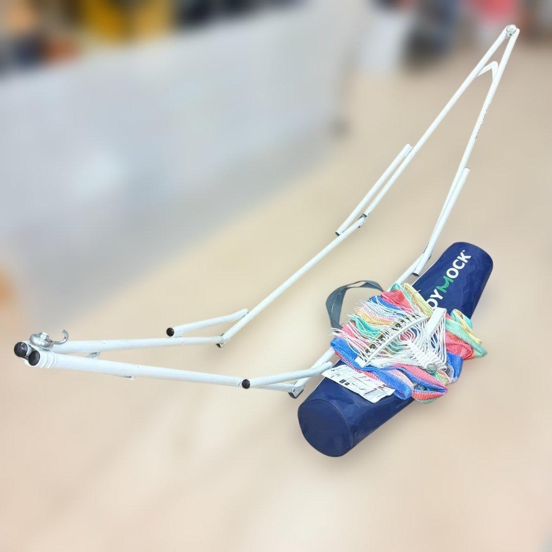 【美品】トイモック toymock 自立式 ハンモック マルチカラ―