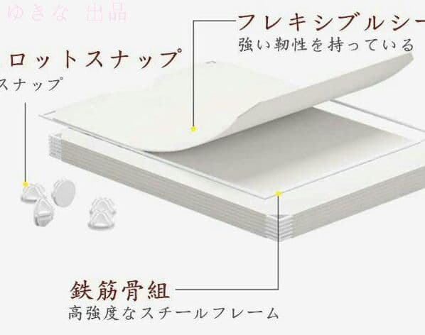 組み立て式 衣類ケース 収納ボックス 鉄筋の骨組 耐荷重 安定 防塵 大容量