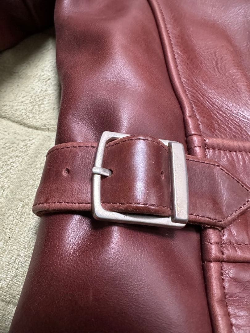 FREEDOM レザージャケット サイズ42 ブラウン