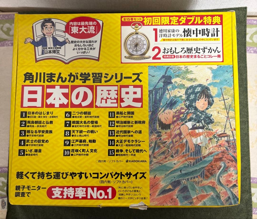 角川まんが学習シリーズ「日本の歴史 」全15巻＋別冊1巻