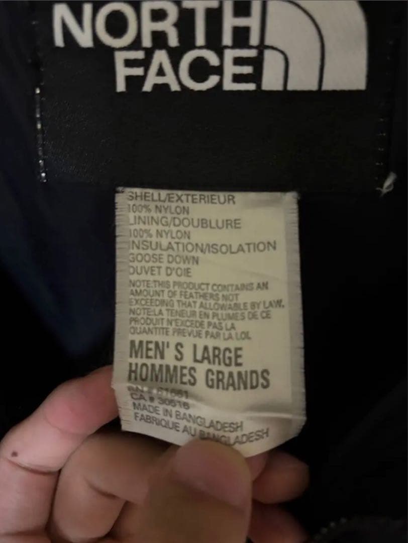 90s THE NORTH FACE　アセント　ダウンベスト　ブラック