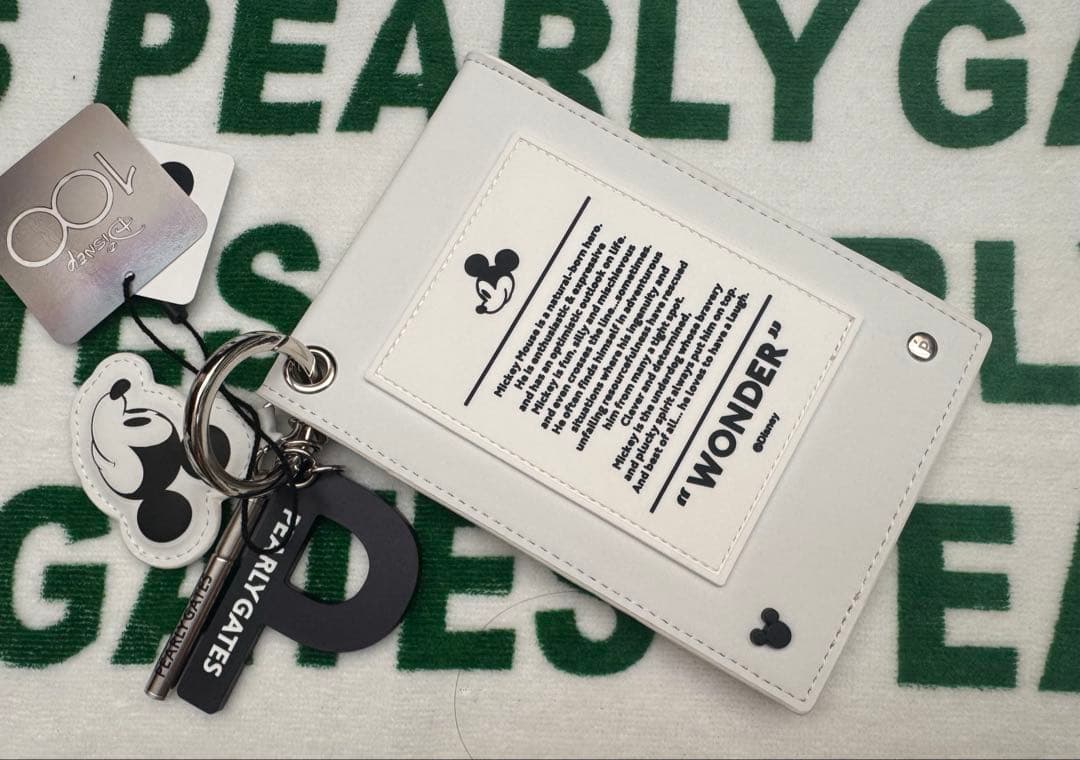 PEARLY GATES 【ミッキーマウス コラボ】スコアカードホルダー