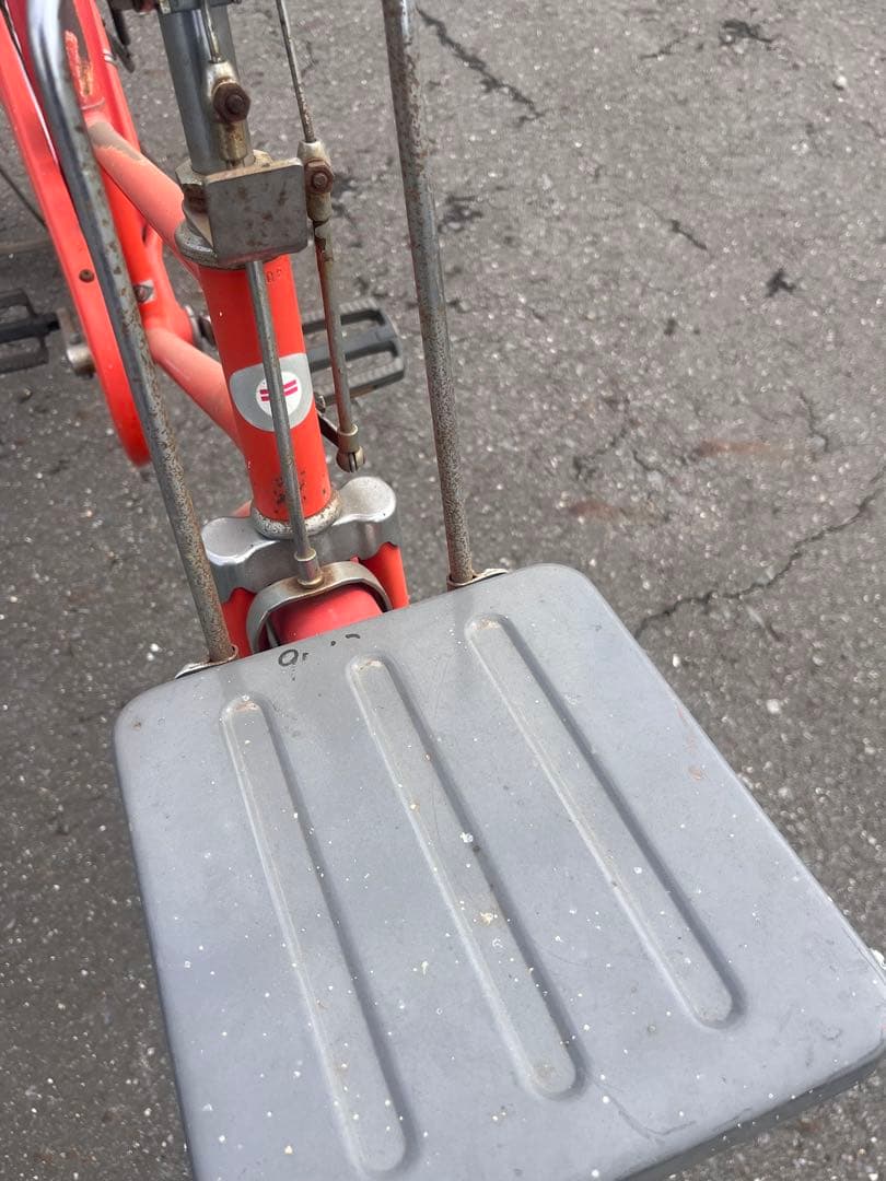 【希少】National 郵政自転車 〒マーク有ロッドブレーキ昭和レトロ 実用車