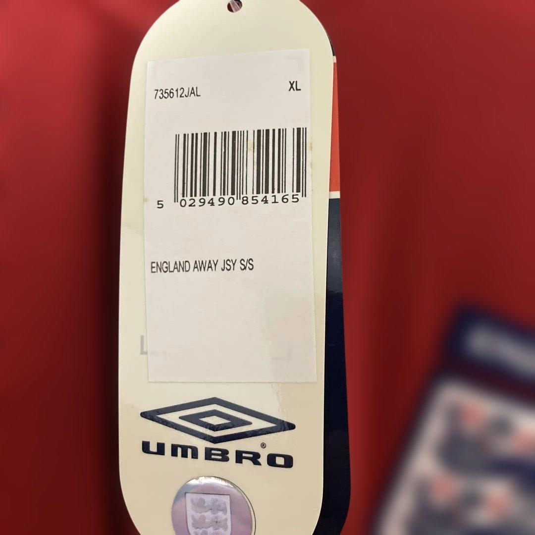須*賀様 【未使用】イングランド代表　ベッカム　7番ネーム有　タグ有　ユニホーム