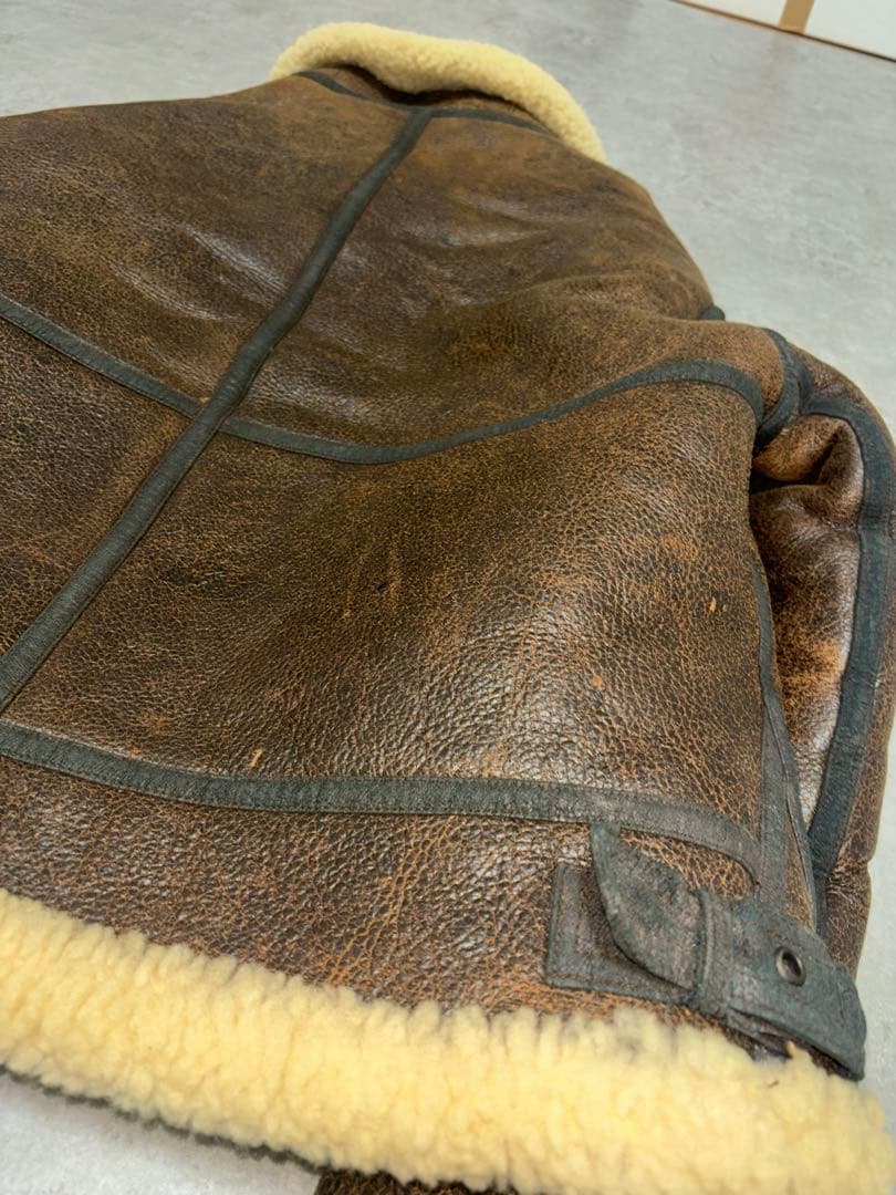 【美品】STRATHCONAR B-3 フライトジャケット ブラウン XL相当