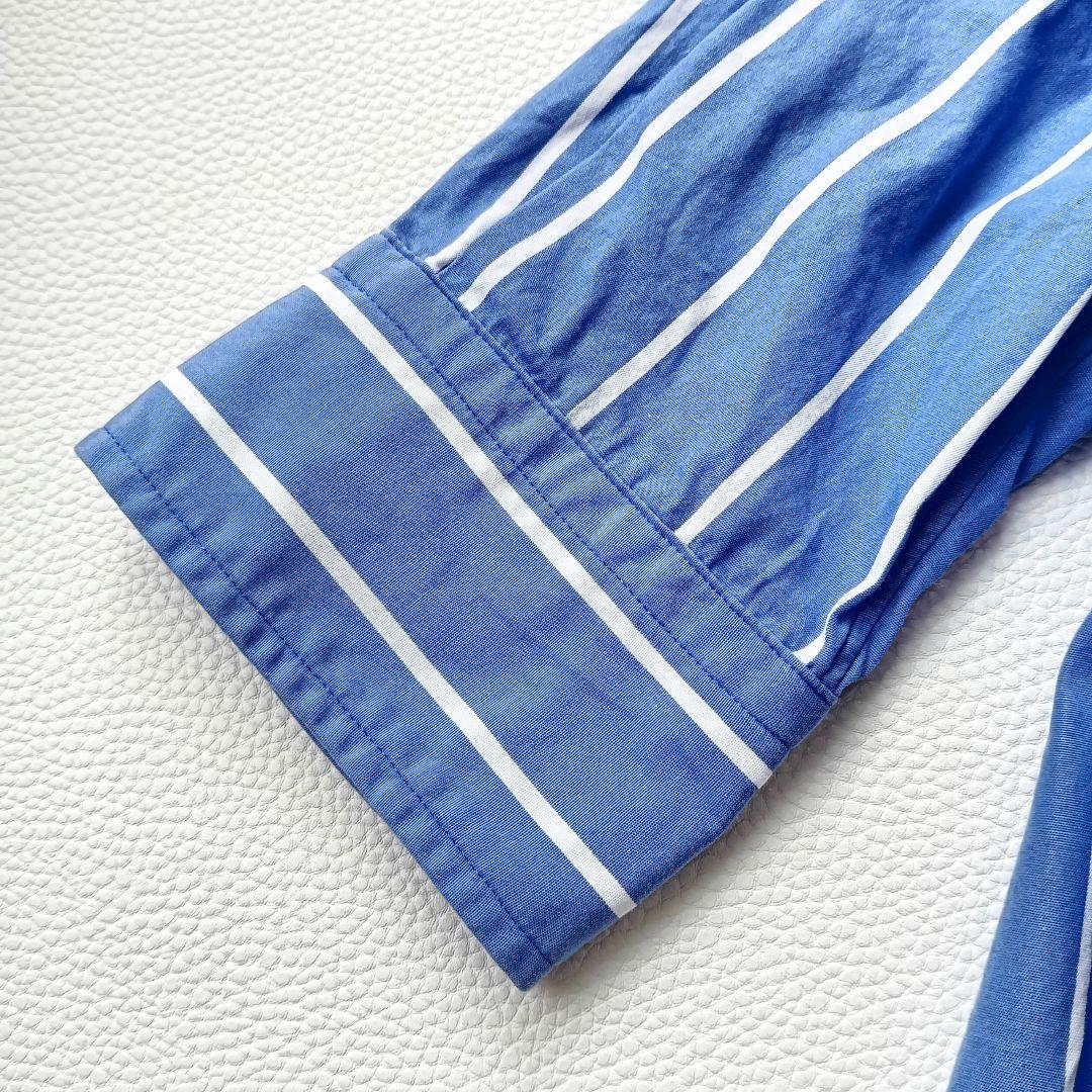 ほぼ未使用✨《TICCA》ストライプシャツ ブラウスゆったり大きめユニセックス