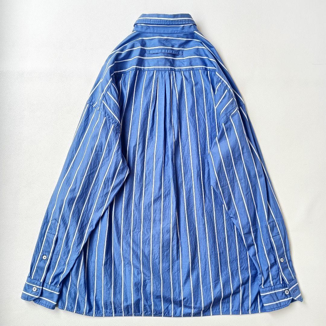 ほぼ未使用✨《TICCA》ストライプシャツ ブラウスゆったり大きめユニセックス