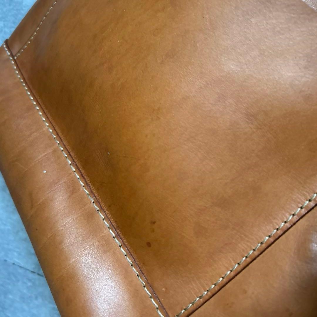 HERZトートバッグ本革オールレザーヴィンテージキャメル