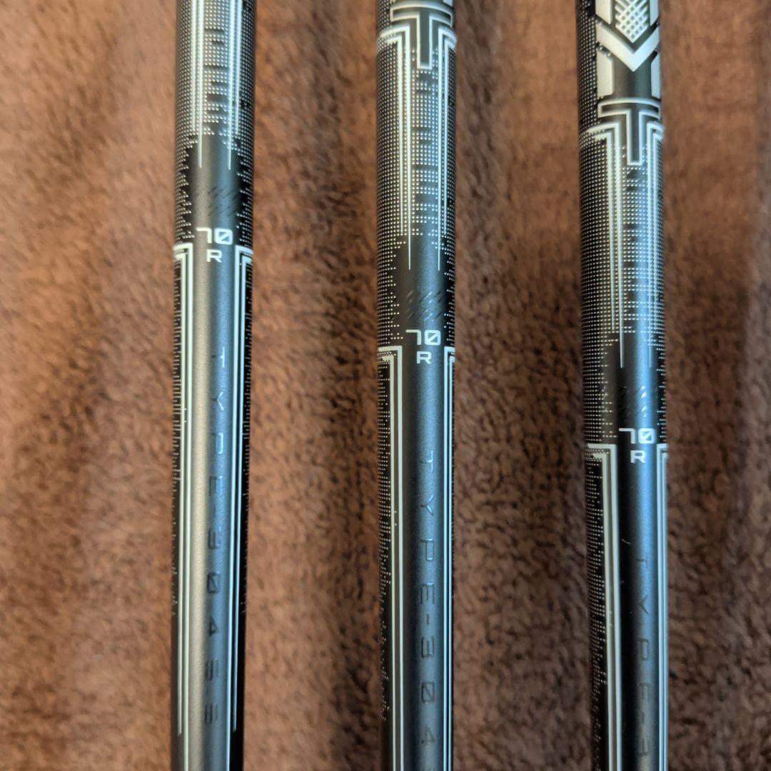 限定品 PXG 0211 CAST IRONS ６本セット 純正カーボンシャフト