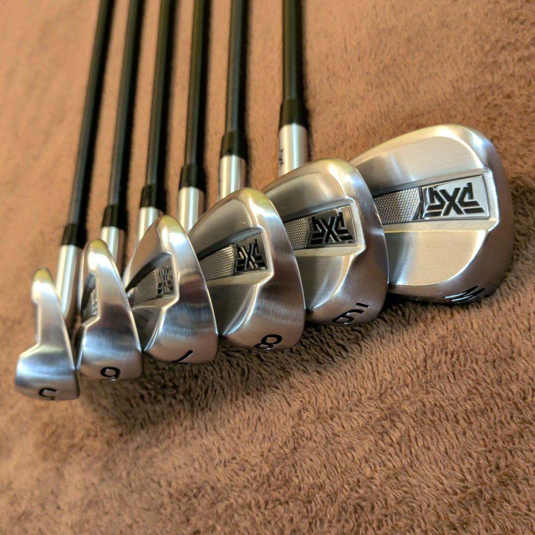 限定品 PXG 0211 CAST IRONS ６本セット 純正カーボンシャフト