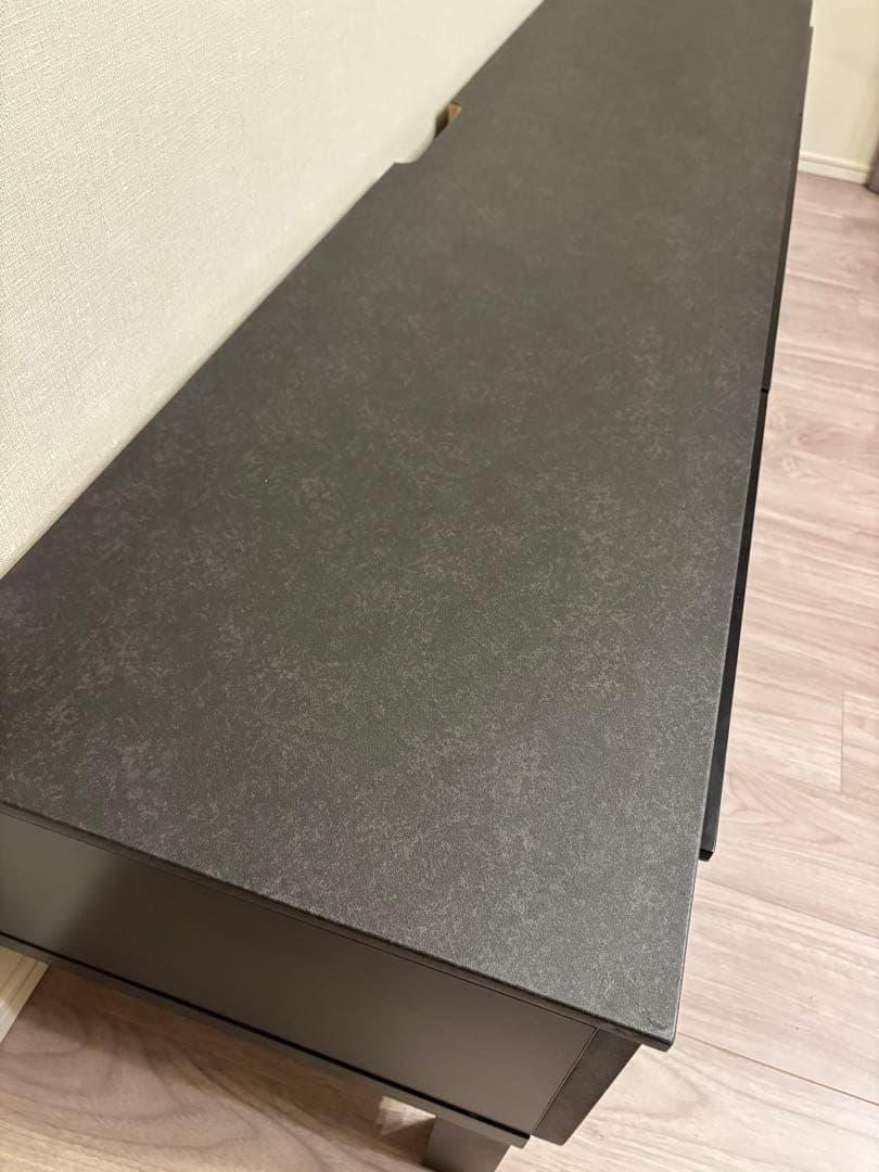 最終セール1/11まで／美品 テレビボード 幅180／ブラック／24年3月購入