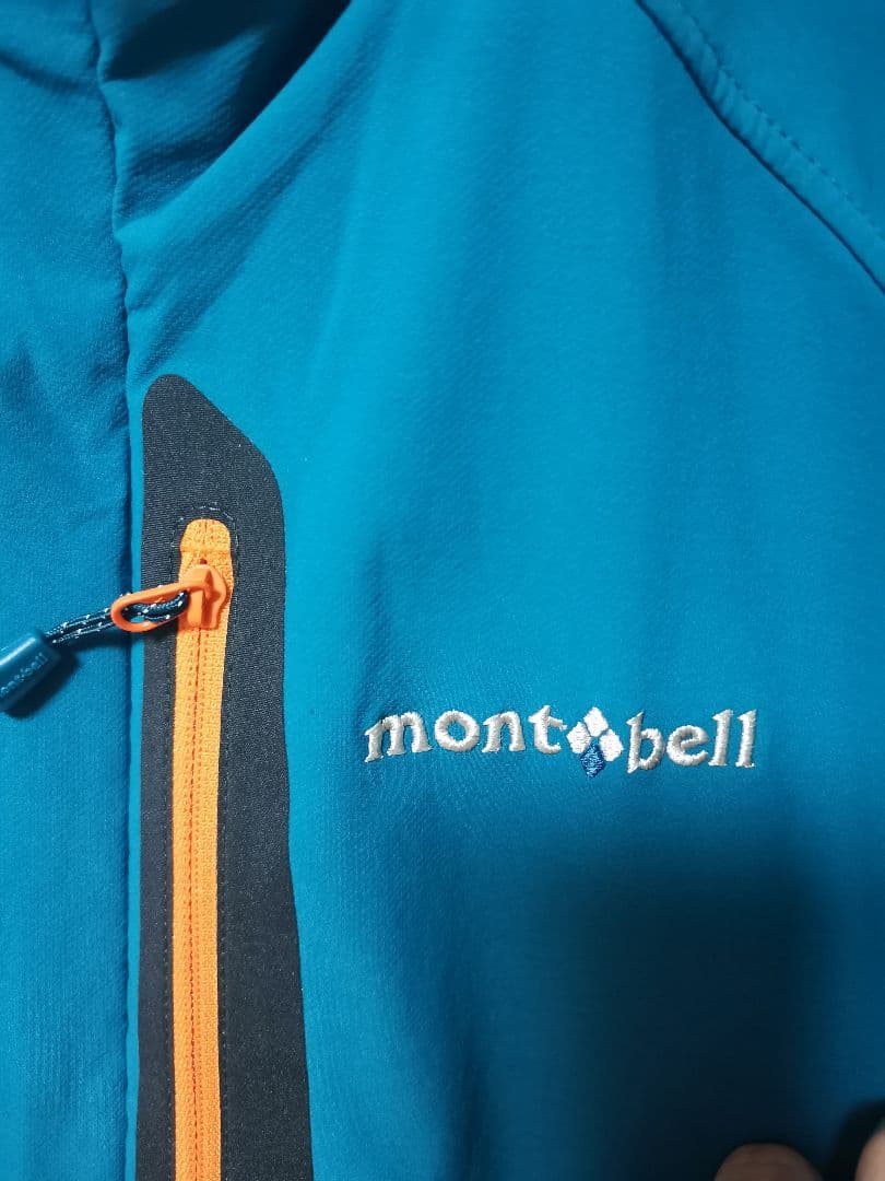 【未使用・美品】montbell クラッグジャケット メンズ サイズM ブルー