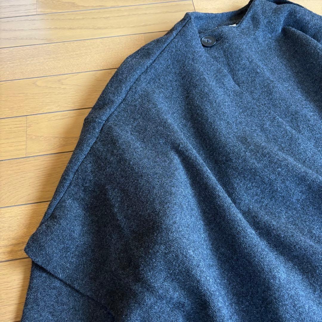 【未使用 タグ付き】ZARA ザラ ショート二ットコート カーディガン ケープ風