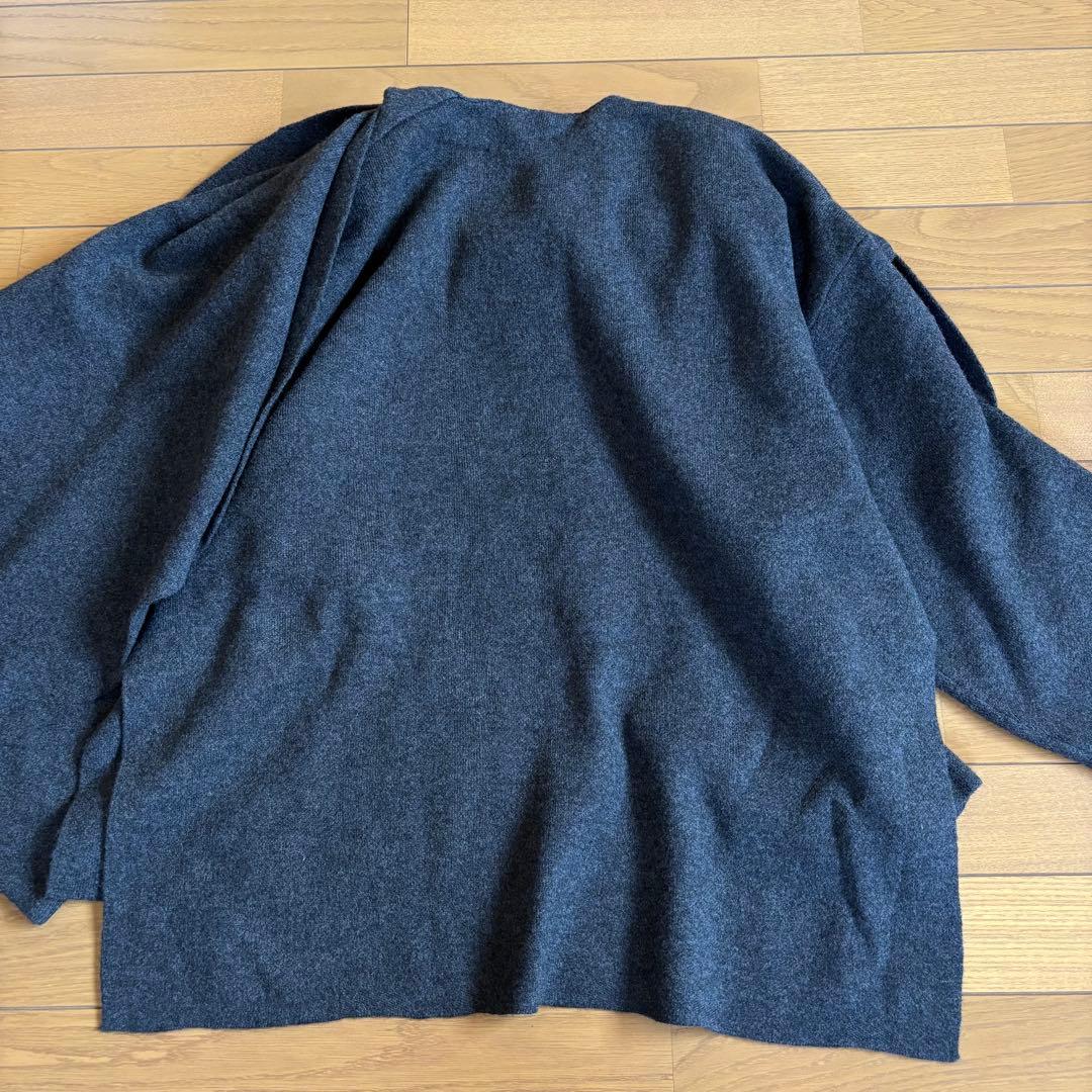 【未使用 タグ付き】ZARA ザラ ショート二ットコート カーディガン ケープ風